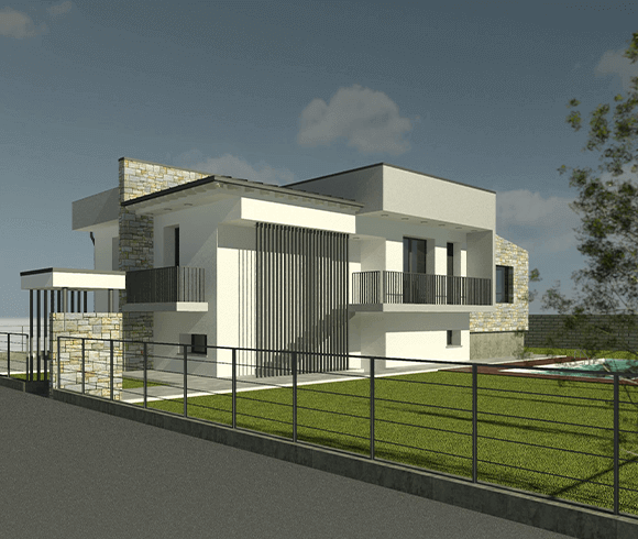Fabbricato residenziale con giardino